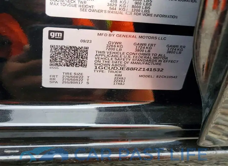 1GCUDJE88RZ141532# 12