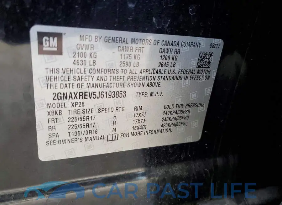 2GNAXREV5J6193853# 13
