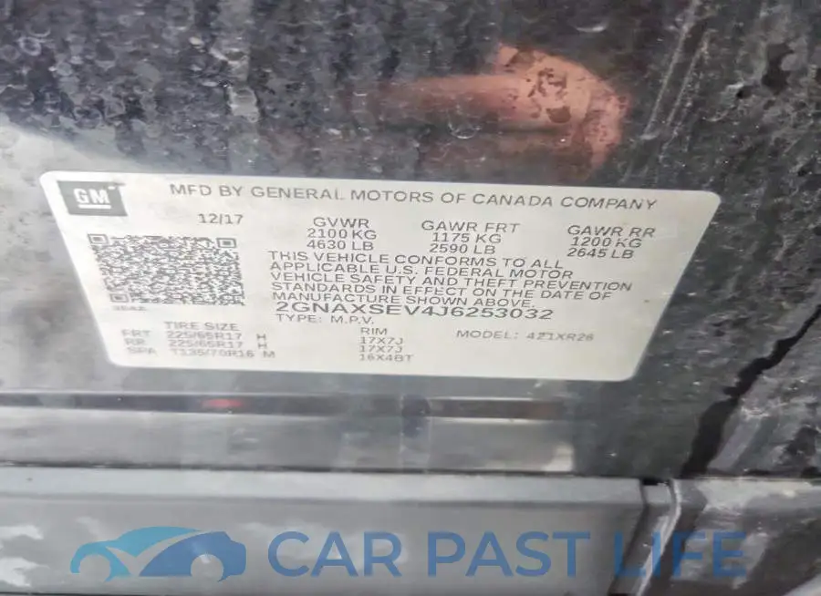 2GNAXSEV4J6253032# 13