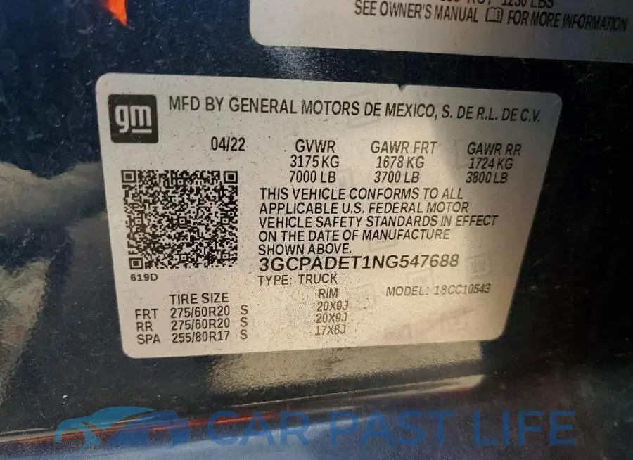 3GCPADET1NG547688# 12