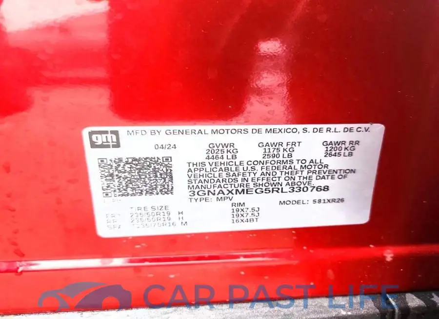 3GNAXMEG5RL330768# 13