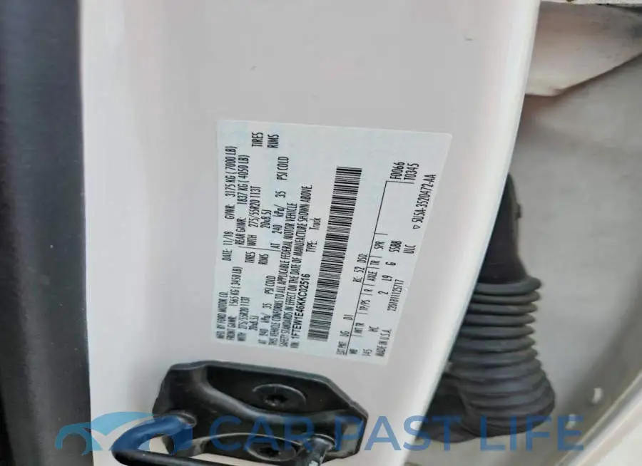 1FTEW1E46KKC02516# 12