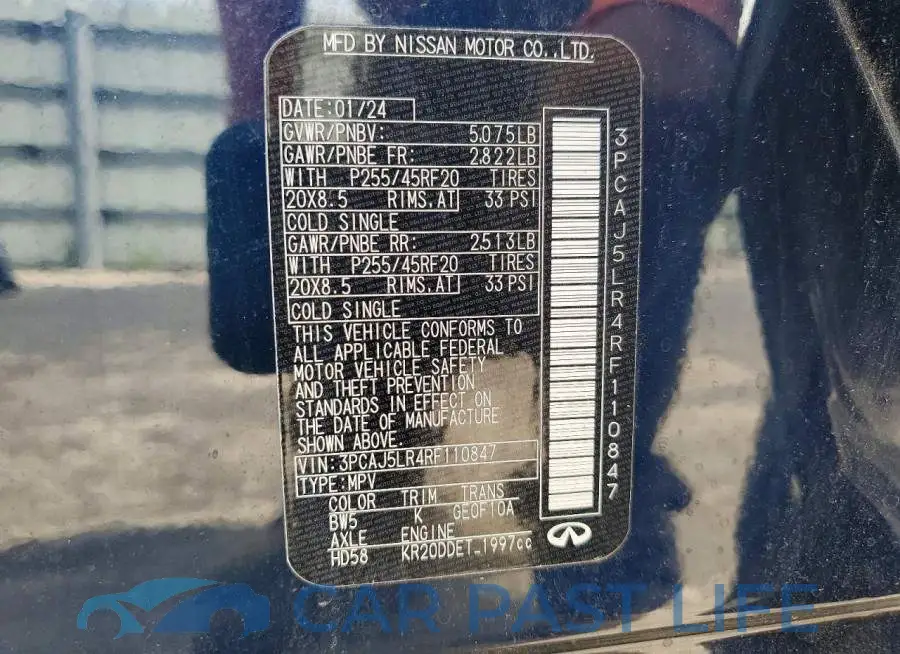 3PCAJ5LR4RF110847# 13