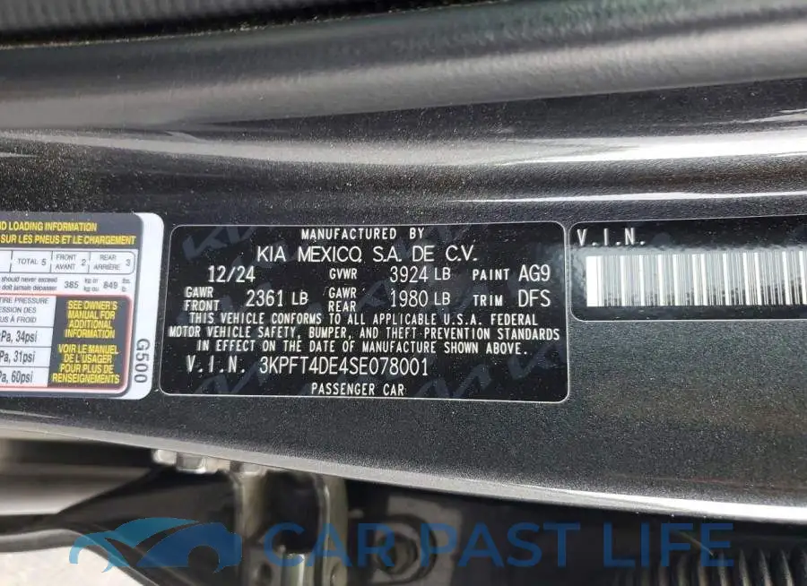 3KPFT4DE4SE078001# 12