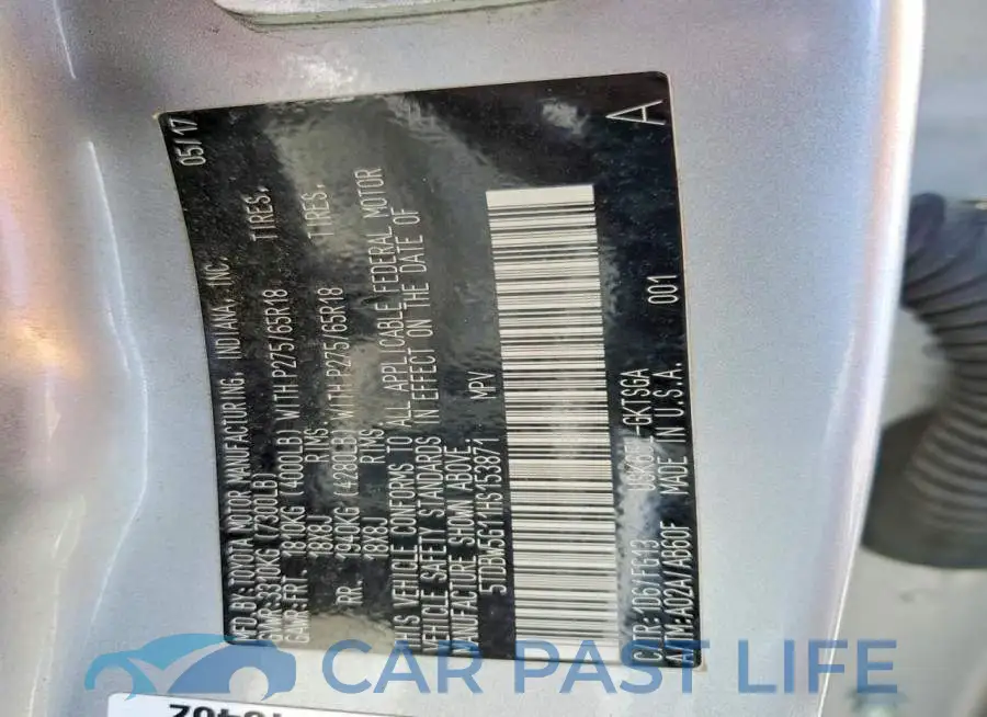 5TDBW5G11HS153871# 13