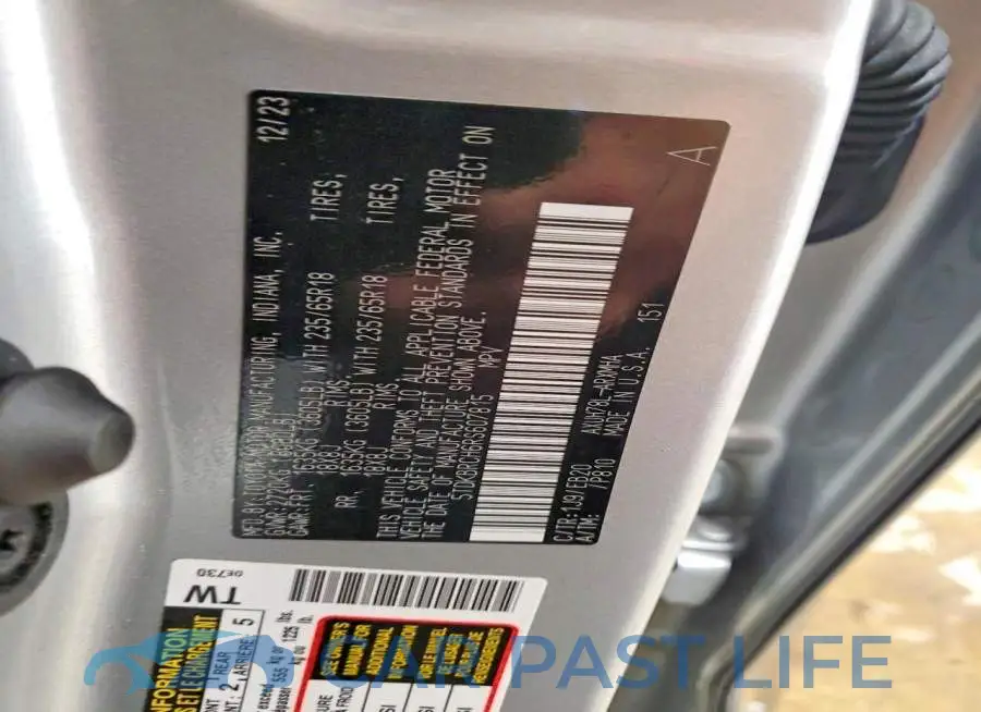 5TDKBRCH6RS607815# 13