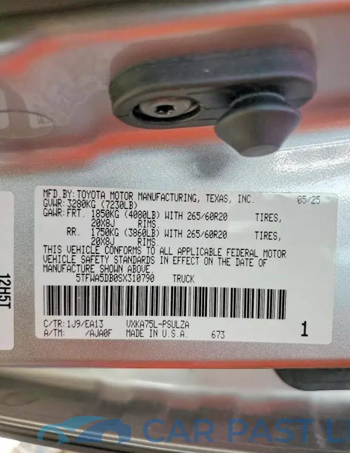 5TFWA5DB0SX310790# 12