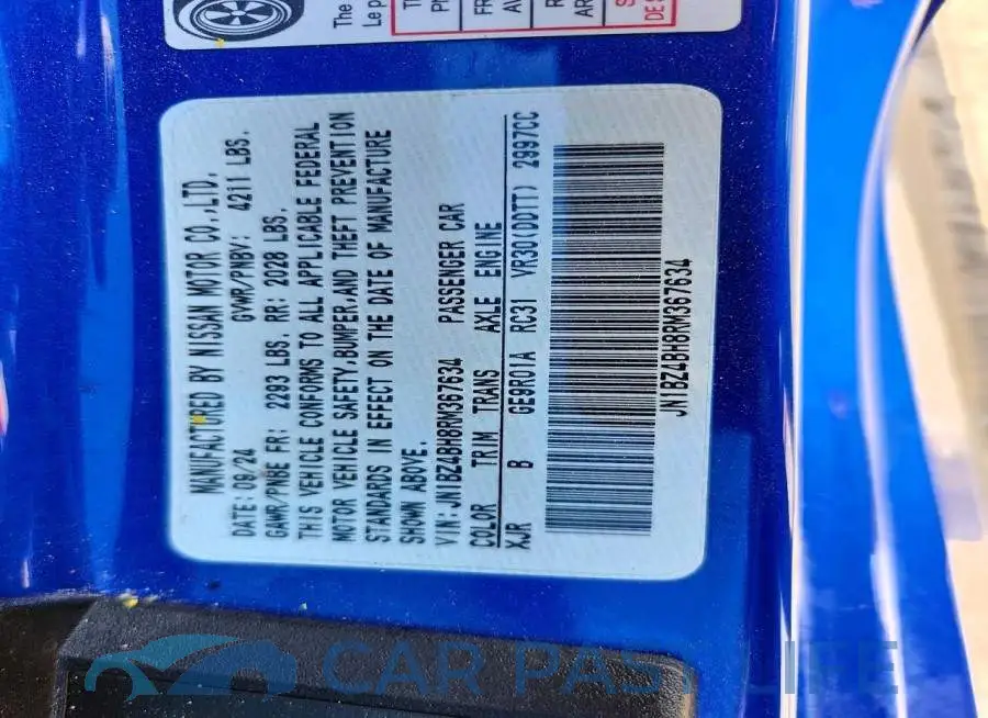 JN1BZ4BH8RM367634# 12