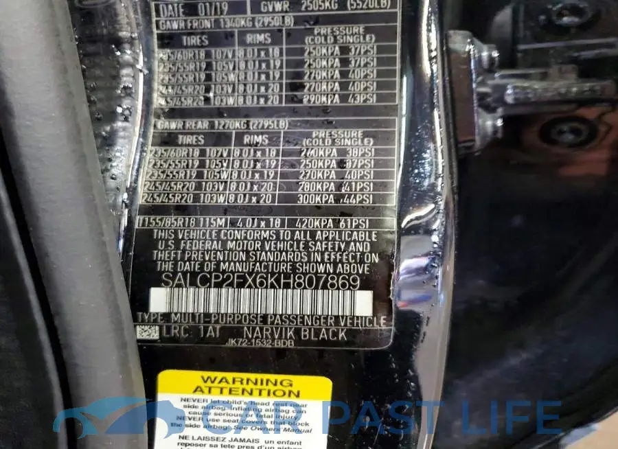 SALCP2FX6KH807869# 13