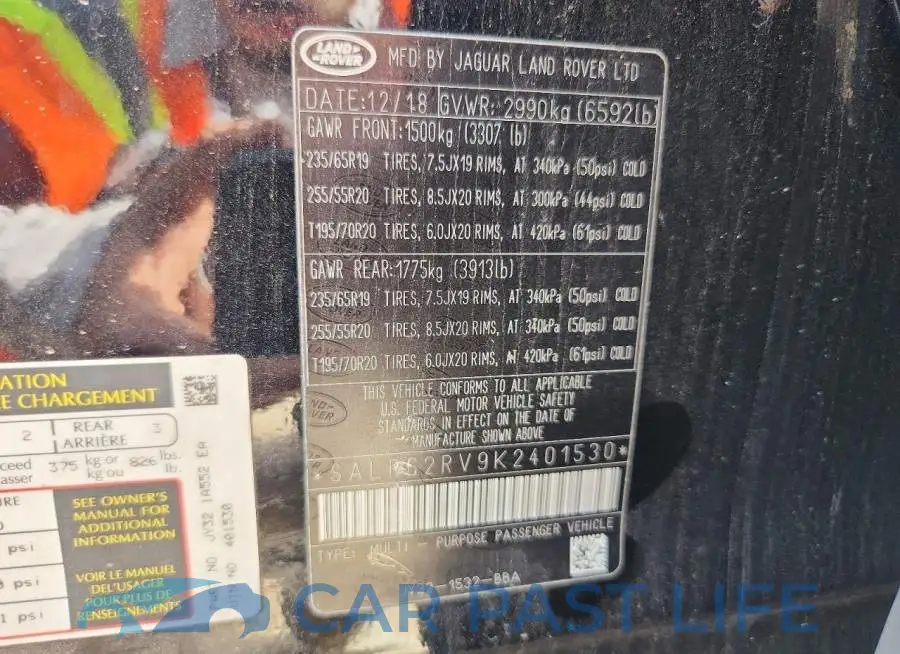 SALRG2RV9K2401530# 13