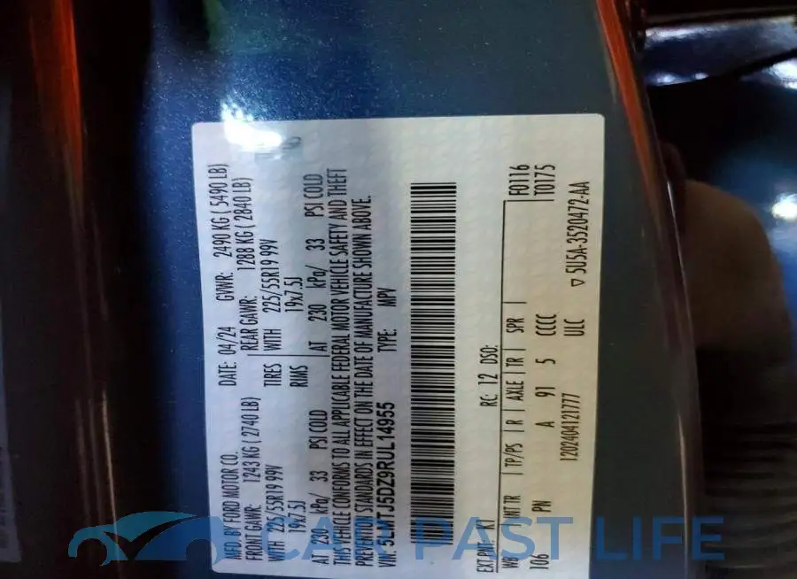 5LMTJ5DZ9RUL14955# 13