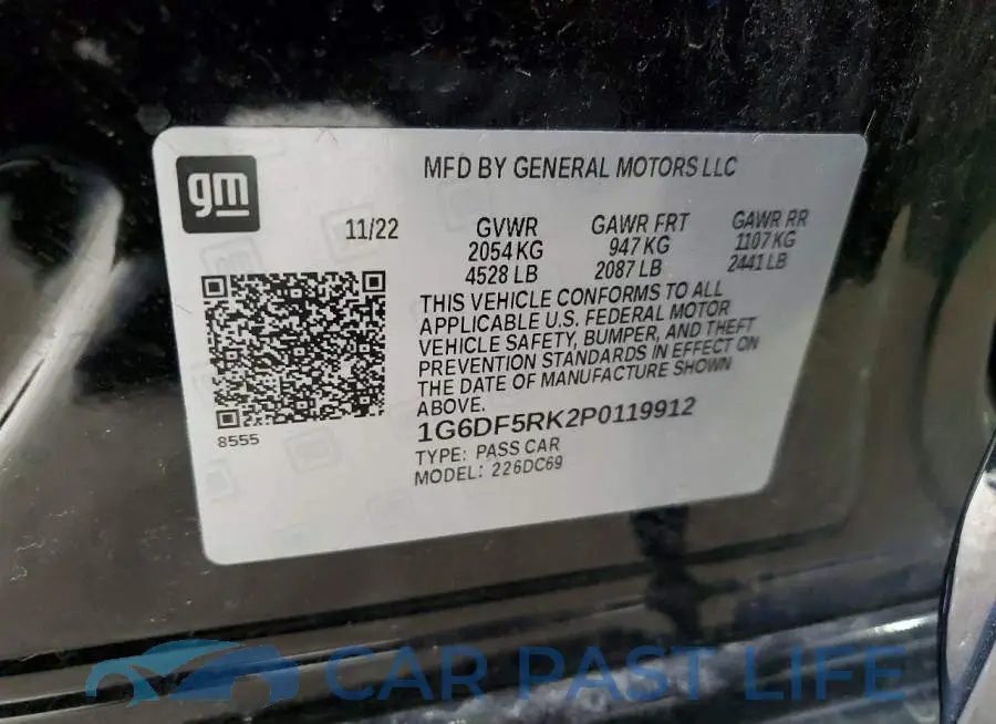 1G6DF5RK2P0119912# 12