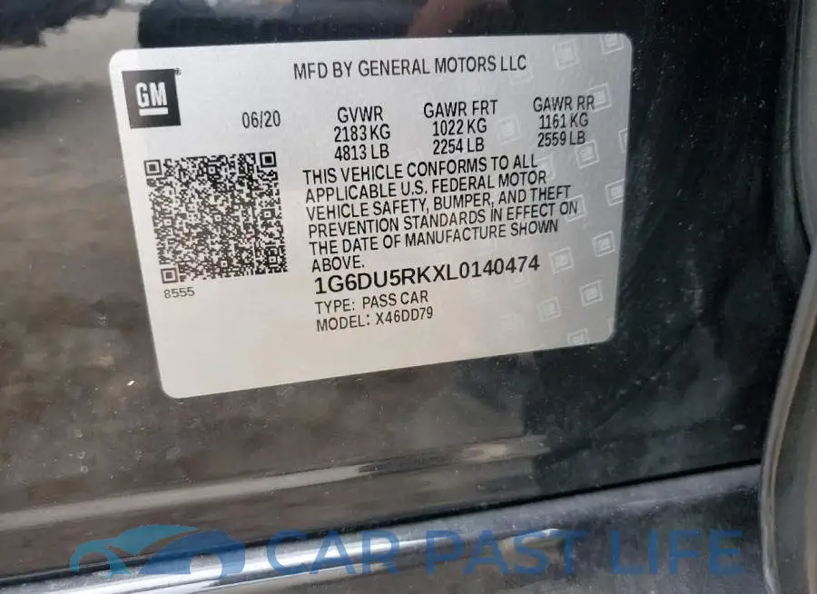 1G6DU5RKXL0140474# 12