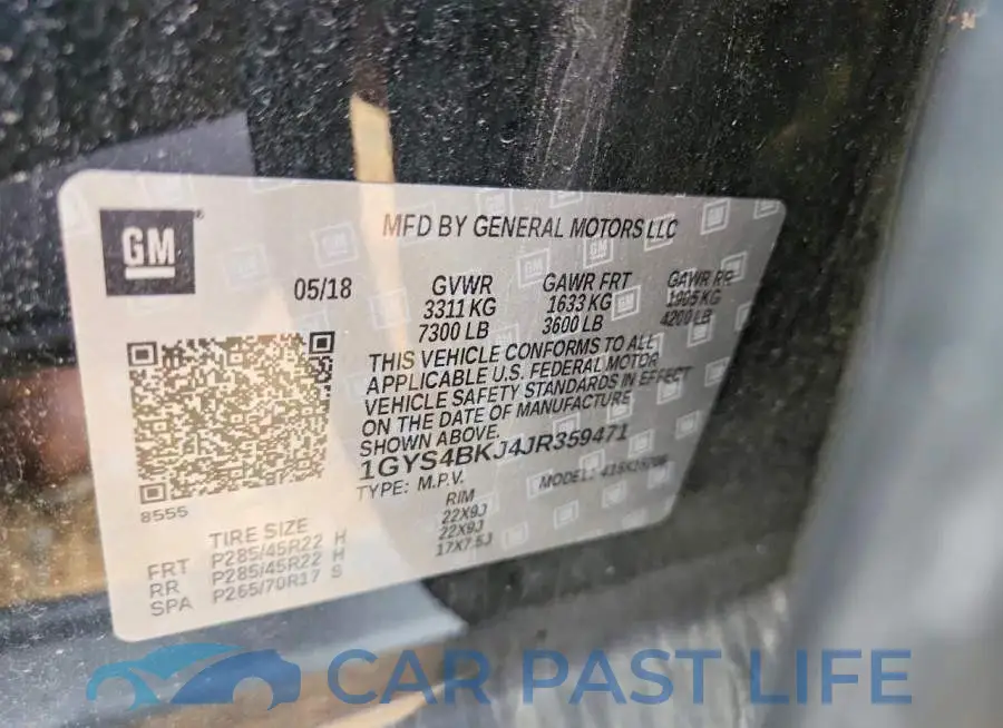 1GYS4BKJ4JR359471# 13