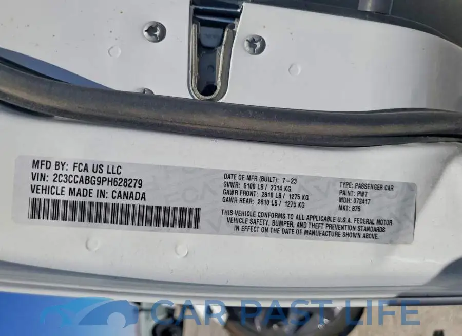 2C3CCABG9PH628279# 13