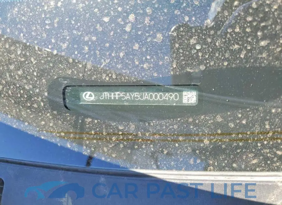 JTHHP5AY5JA000490# 12