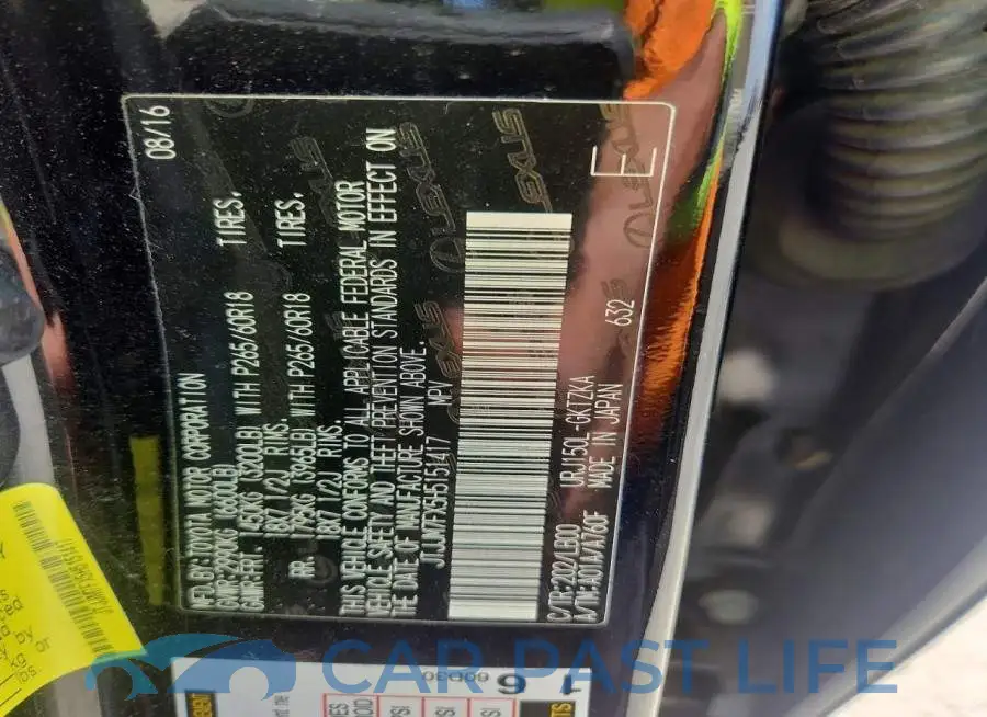 JTJJM7FX5H5151417# 14
