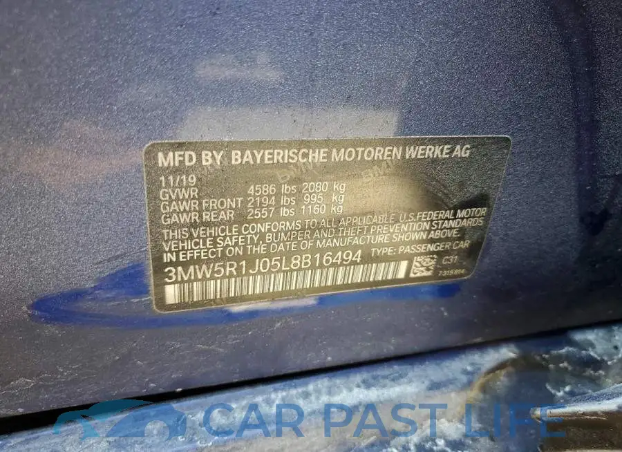 3MW5R1J05L8B16494# 12
