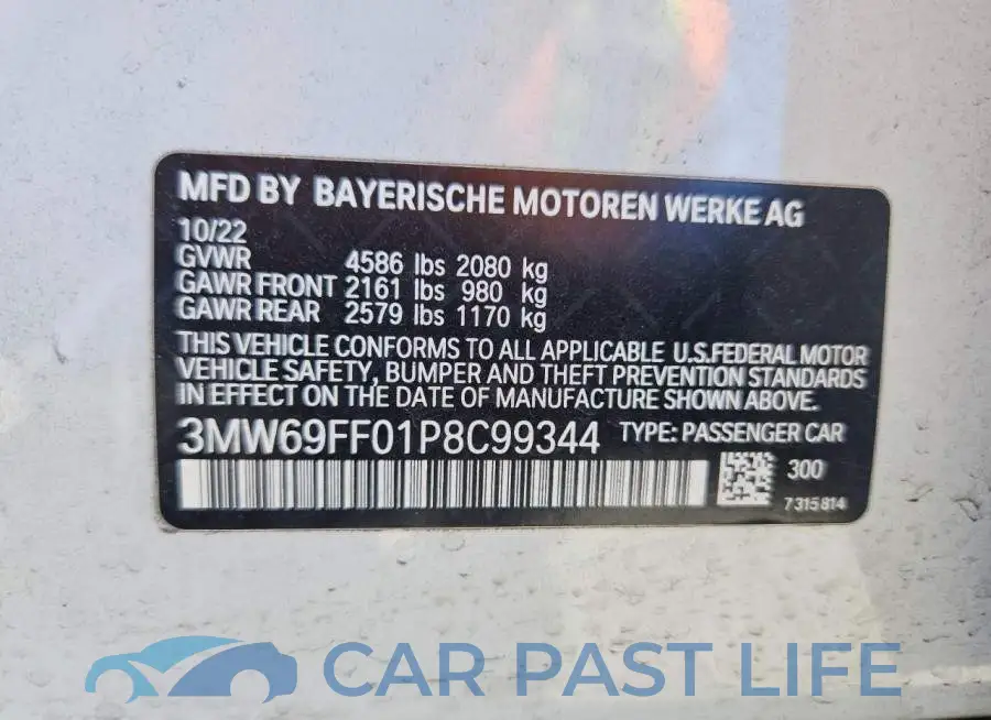 3MW69FF01P8C99344# 13