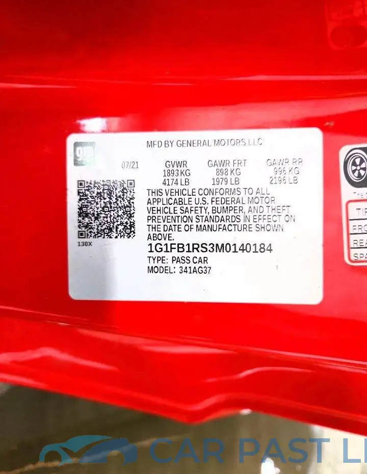 1G1FB1RS3M0140184# 12