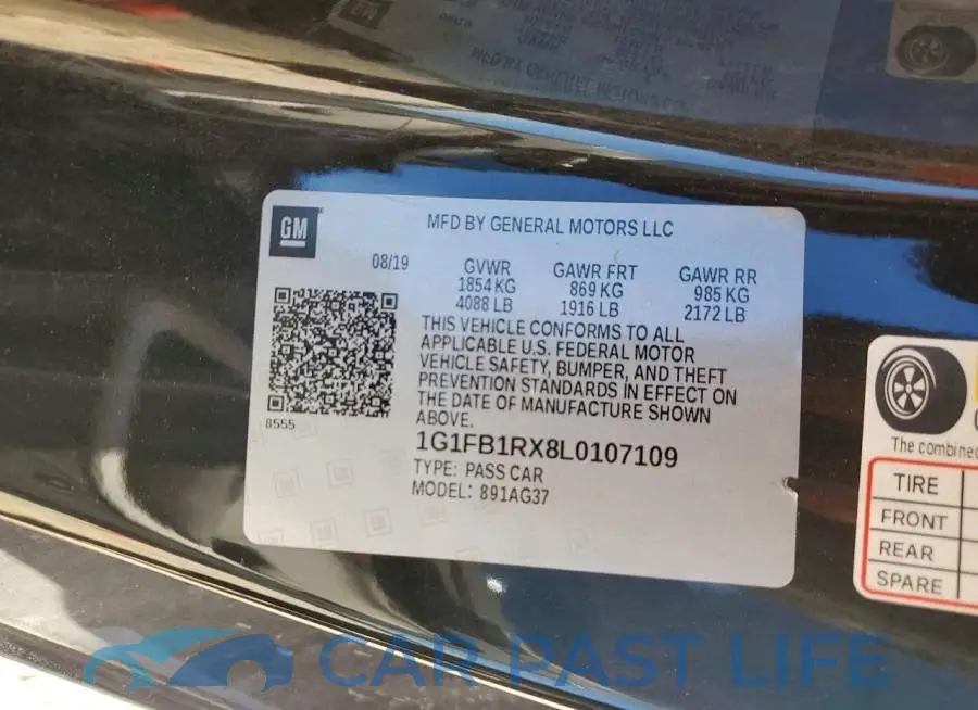1G1FB1RX8L0107109# 12