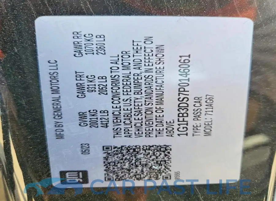 1G1FB3DS7P0146061# 12