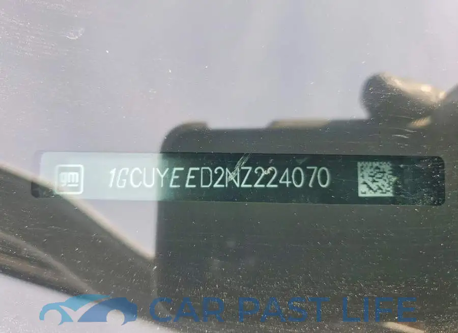 1GCUYEED2NZ224070# 12