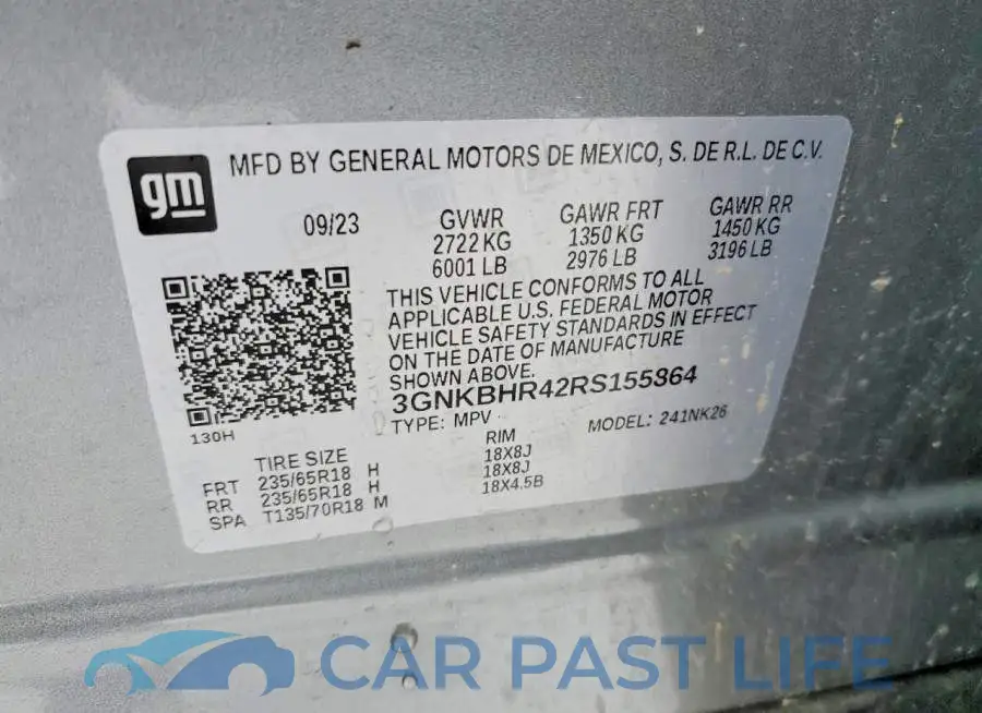 3GNKBHR42RS155864# 13
