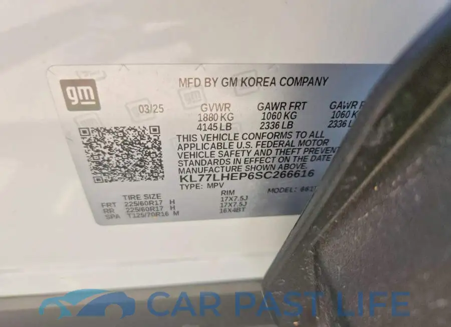 KL77LHEP6SC266616# 12