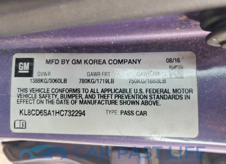 KL8CD6SA1HC732294# 12
