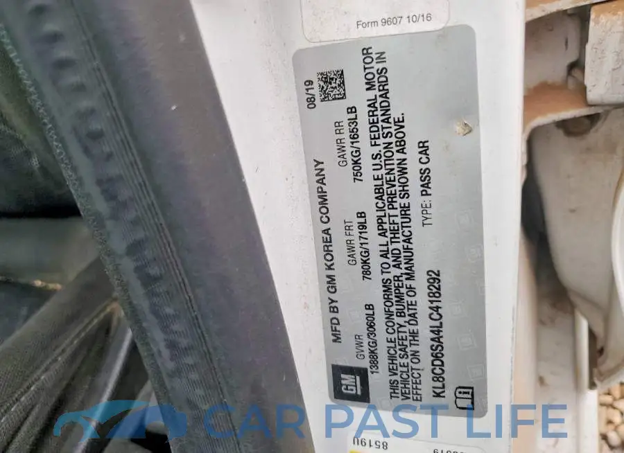 KL8CD6SA4LC418292# 12