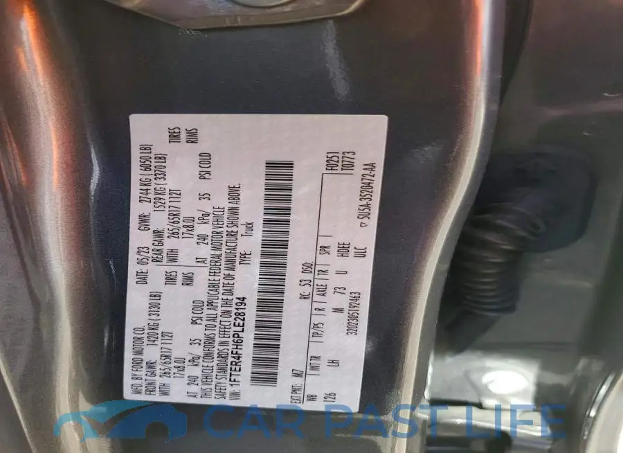 1FTER4FH6PLE28194# 12