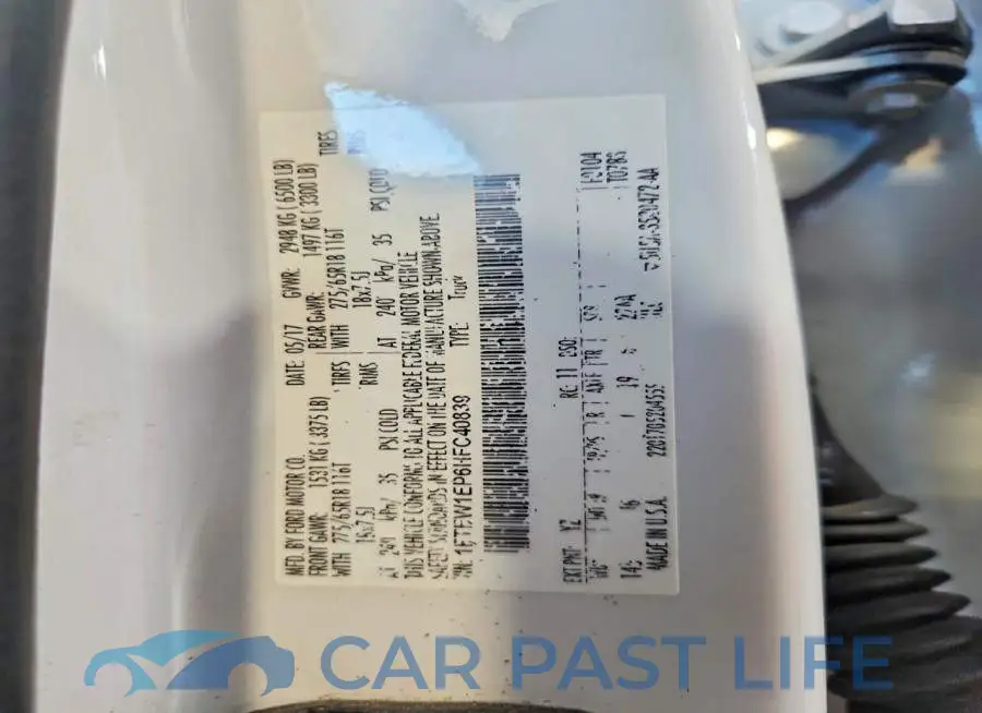 1FTEW1EP6HFC40839# 13