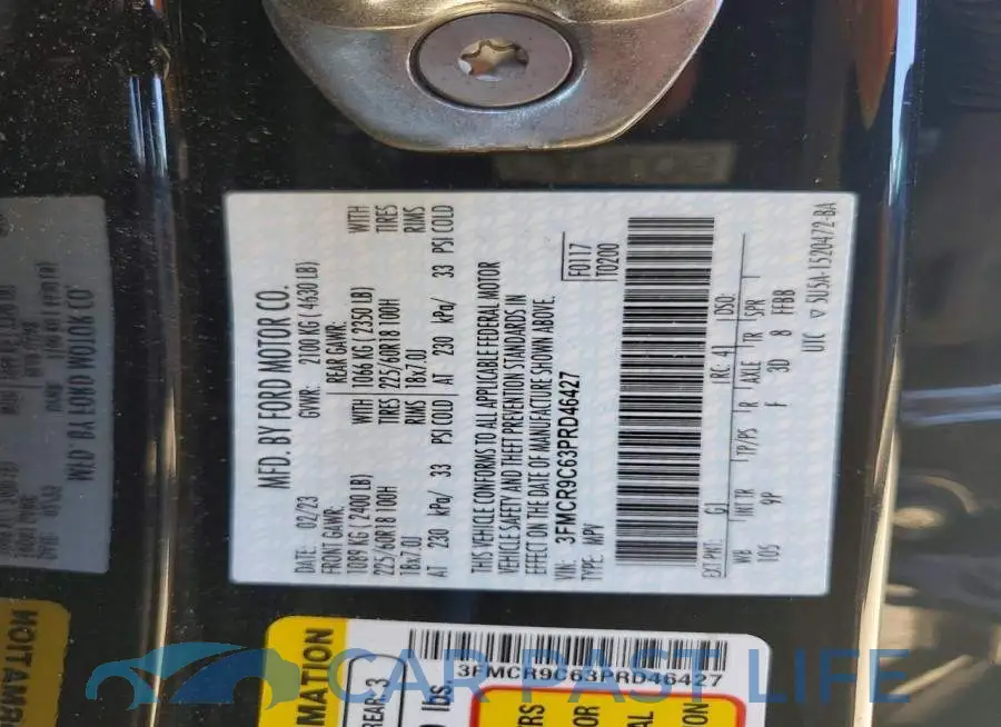 3FMCR9C63PRD46427# 13