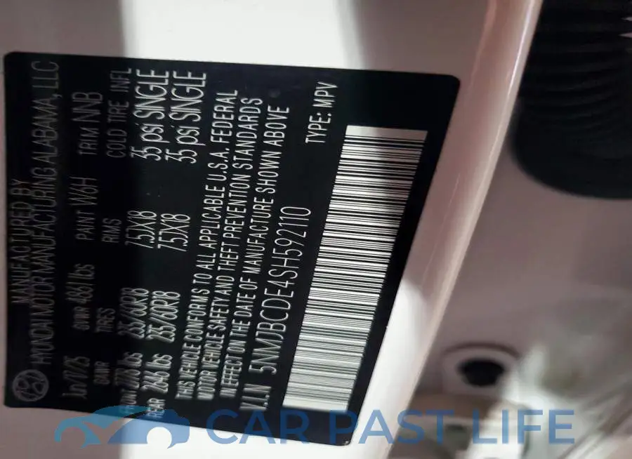 5NMJBCDE4SH592110# 13