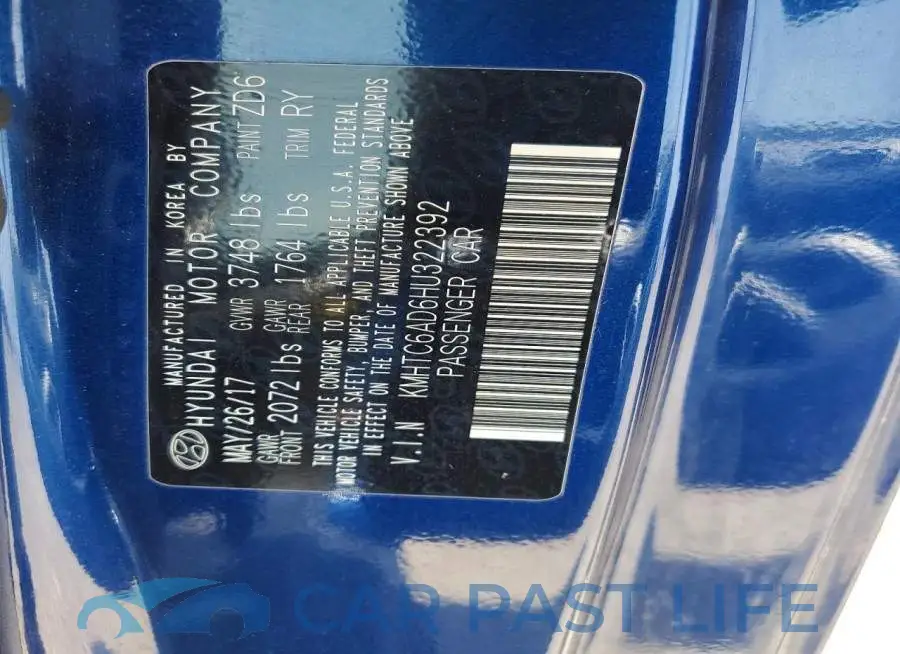 KMHTC6AD6HU322392# 12