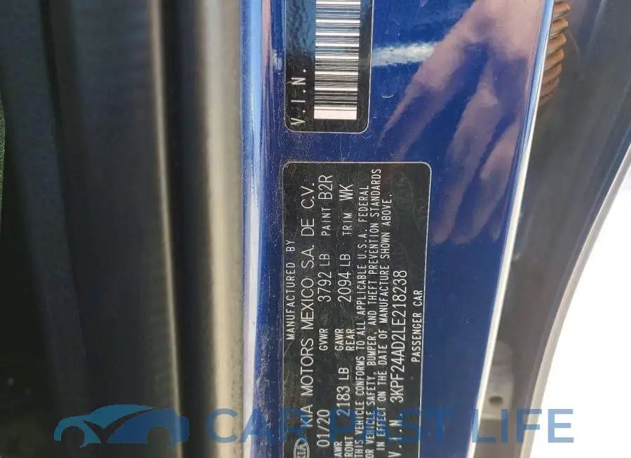 3KPF24AD2LE218238# 12