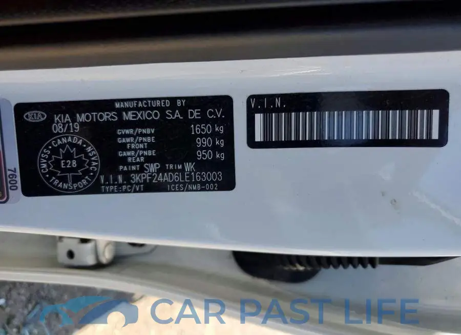 3KPF24AD6LE163003# 12