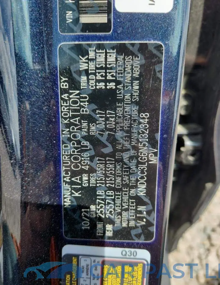 KNDCC3LG6N5132348# 13