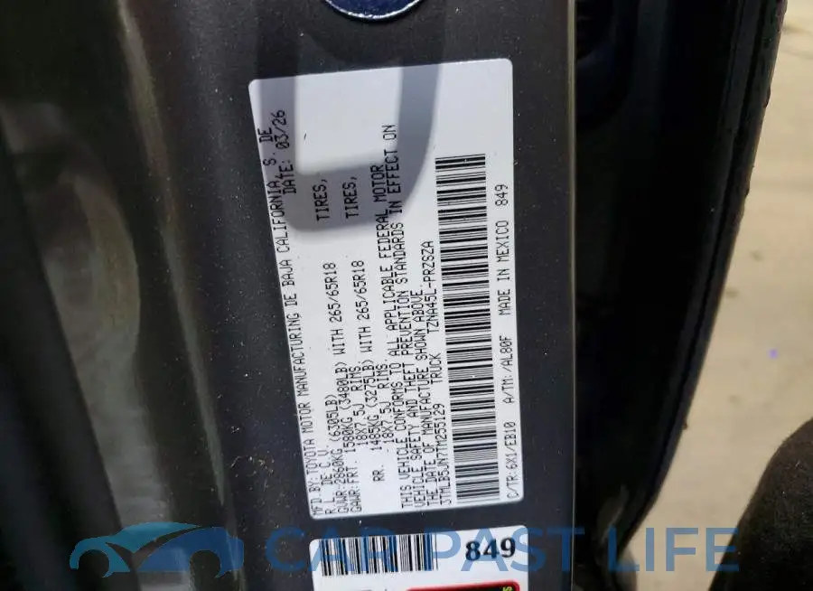 3TMLB5JN7TM255129# 12
