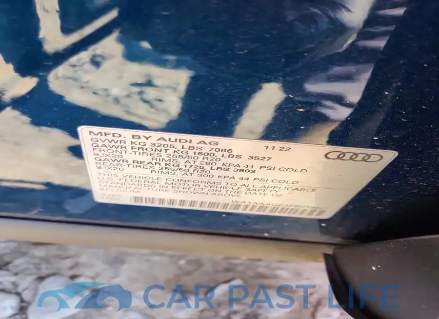 WA1AAAGE3PB019627# 13