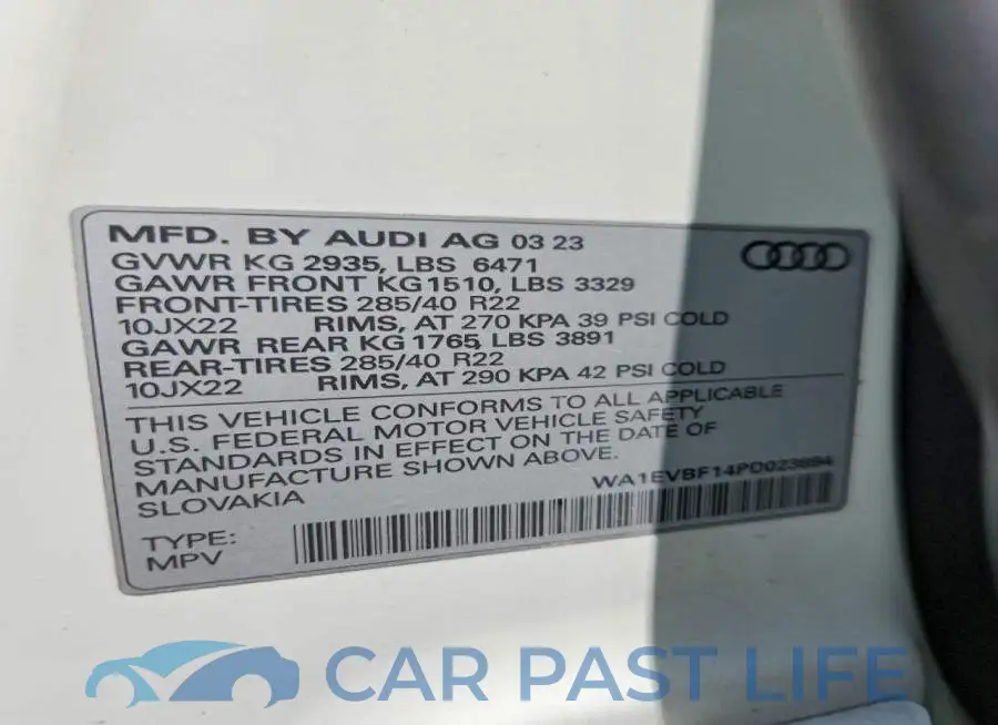 WA1EVBF14PD023894# 13
