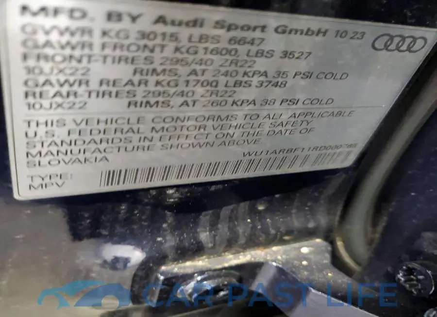 WU1ARBF11RD000765# 14
