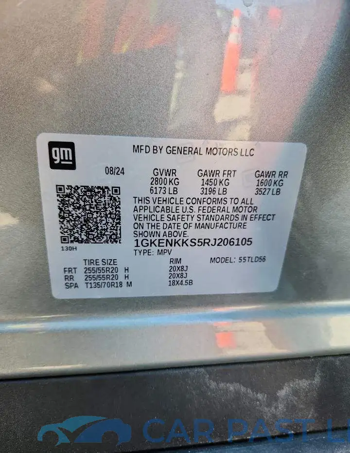 1GKENKKS5RJ206105# 13