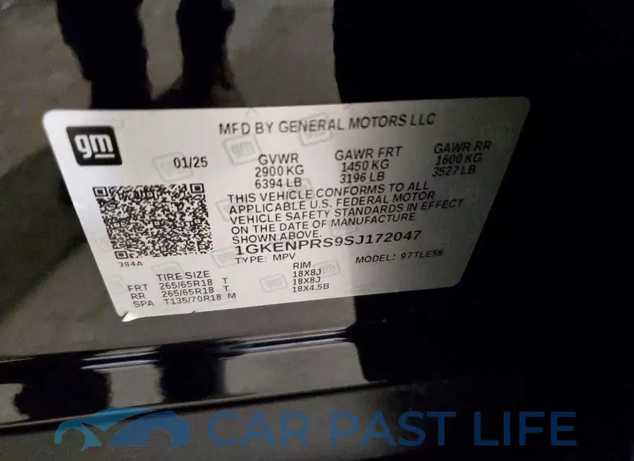 1GKENPRS9SJ172047# 13