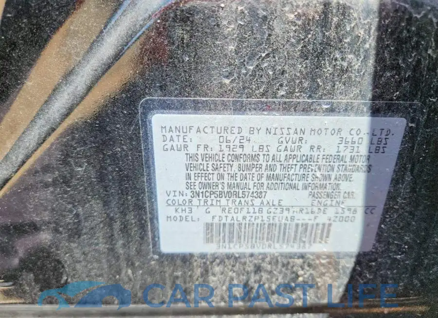 3N1CP5BV0RL574387# 12