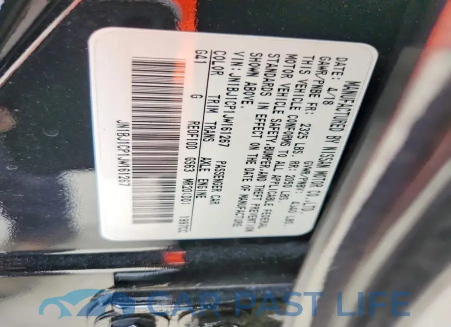 JN1BJ1CP1JW161267# 13