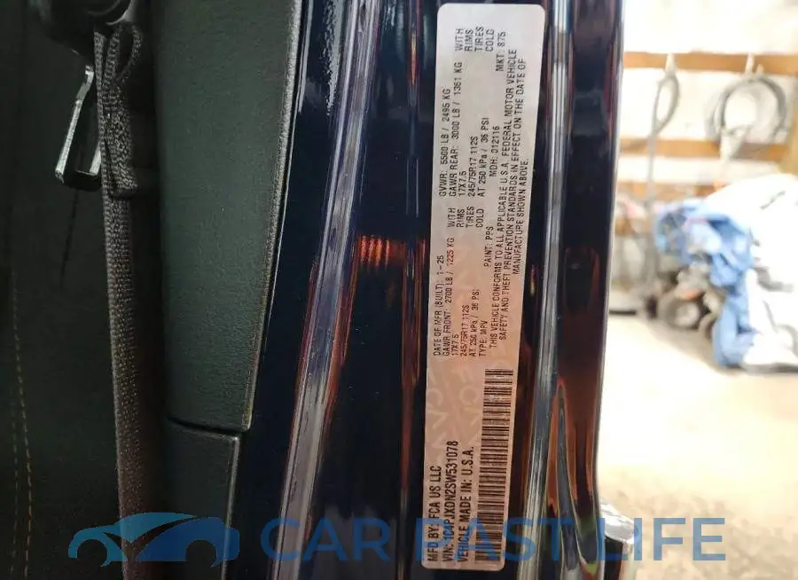 1C4PJXDN2SW531078# 12