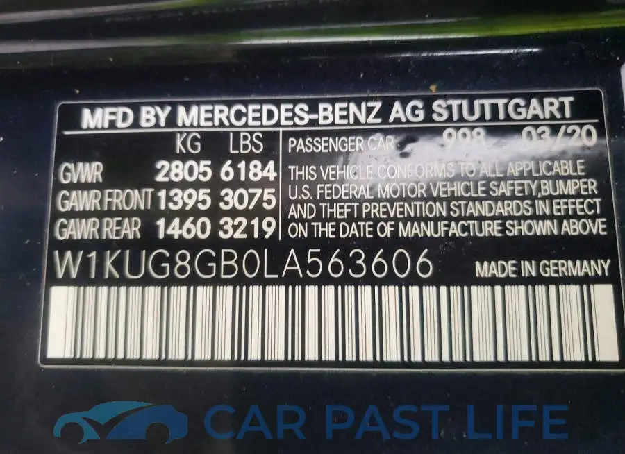 W1KUG8GB0LA563606# 13