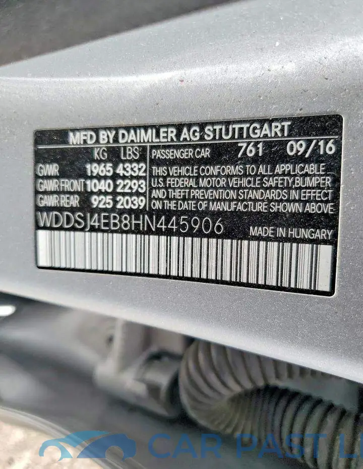 WDDSJ4EB8HN445906# 13